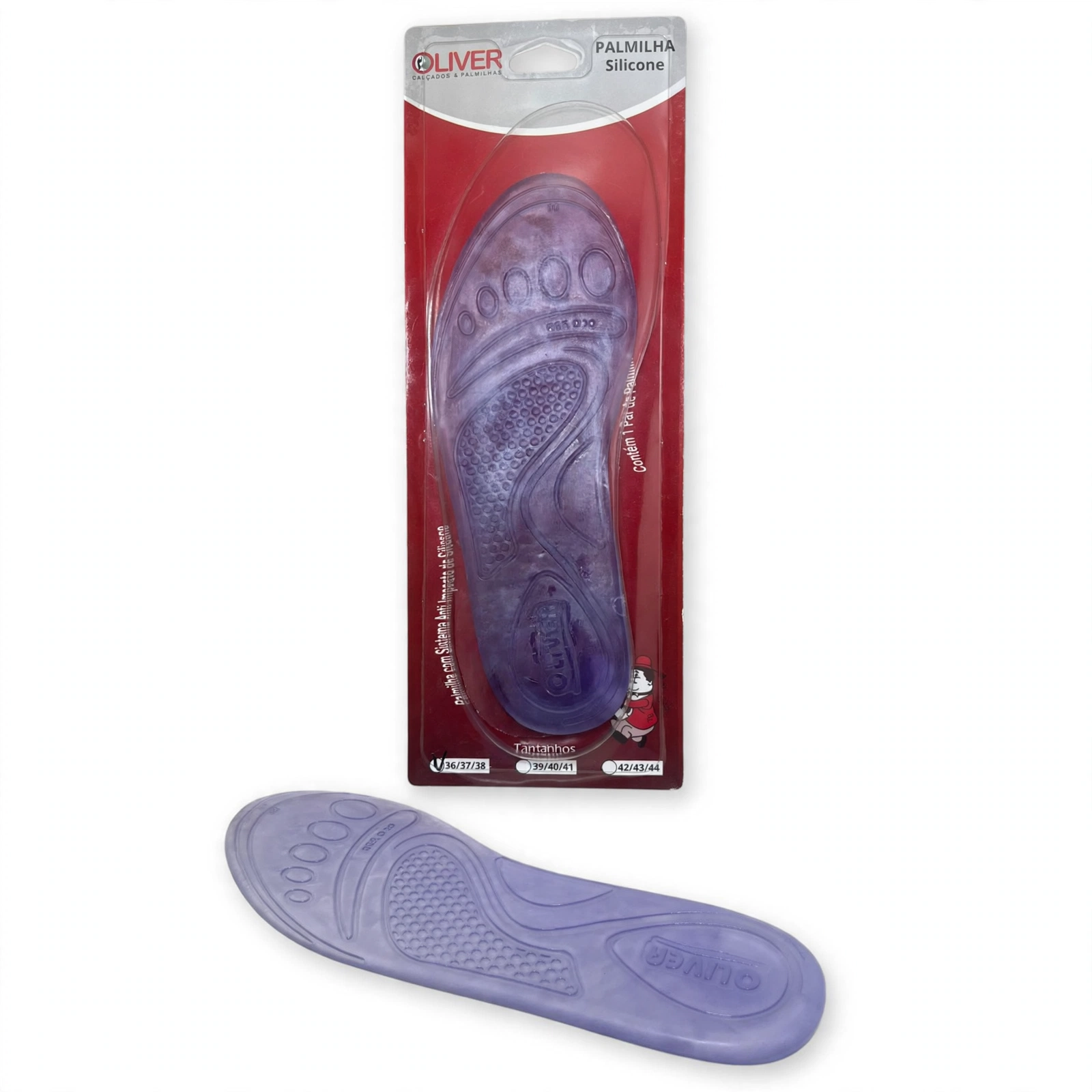 Palmilha de Silicone Anti-Impacto